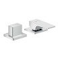 Hansgrohe Metropol - Mitigeur à 2 trous encastré pour bord de baignoire, chrome 32548000