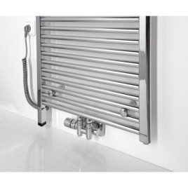 ONE D radiateur thermostatique élément de chauffage, 400 W, gauche, chrome