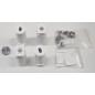 Kit de montage JALOUSI, 4pcs de supports, blanc