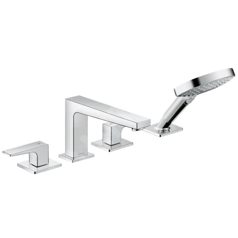 Hansgrohe Metropol - Mitigeur au bord de baignoire, installation à 4 trous, chrome 32553000 Hansgrohe Metropol - Mitigeur au bord de baignoire, installation à 4 trous, chrome 32553000