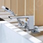 Hansgrohe Metropol - Mitigeur au bord de baignoire, installation à 4 trous, chrome 32553000 Hansgrohe Metropol - Mitigeur au bord de baignoire, installation à 4 trous, chrome 32553000