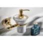 PERLA distributeur de savon ceramis, or