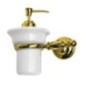 PERLA distributeur de savon ceramis, or