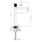 Cersanit Zen - Mitigeur de lavabo, chrome S951-592