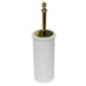 PÉRLA brosse de toilette indépendante, céramique, or
