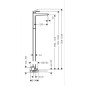 Hansgrohe Metropol - Mitigeur de lavabo à levier au sol, chrome 74530000 Hansgrohe Metropol - Mitigeur de lavabo à levier au sol, chrome 74530000