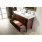 CROSS Vanity Unit 116x77,5x49,5cm, 2x tiroir, mahagon CROSS Vanity Unit 116x77,5x49,5cm, 2x tiroir, mahagon