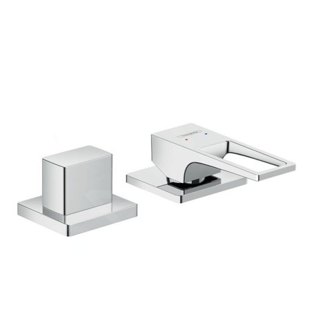 Hansgrohe Metropol - Mitigeur à 2 trous encastré pour bord de baignoire, chrome 74548000