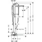 Hansgrohe Metropol - Mitigeur de baignoire à levier au sol, chrome 74532000 Hansgrohe Metropol - Mitigeur de baignoire à levier au sol, chrome 74532000