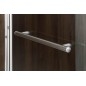 Écran de bain pliant RIONI, (W) 710mm, argent, verre clair Écran de bain pliant RIONI, (W) 710mm, argent, verre clair