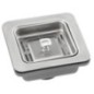 Viande de cuisine avec souche carrée 6/4 branches, gris en acier inoxydable114x114m m