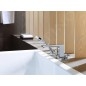 Hansgrohe Metropol - Mitigeur au bord de baignoire, installation à 4 trous, chrome 74553000