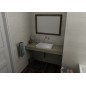 TAILOR Rockstone Countertop 80x50 cm, version F TAILOR Rockstone Countertop 80x50 cm, version F