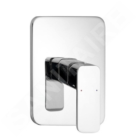 Aqualine Factor - Mitigeur de douche encastré, avec corps d’encastrement, chrome FC541