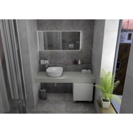 TAILOR Rockstone Countertop 130x50 cm, version F