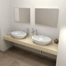 TAILOR Rockstone Countertop 180x50 cm, version F