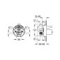 Grohe Euroeco - Corps encastré à levier 33963000