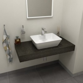 TAILOR Rockstone Countertop 70x50 cm, version L