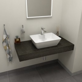 TAILOR Rockstone Countertop 100x50 cm, version L