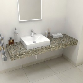 TAILOR Rockstone Countertop 150x50 cm, version L
