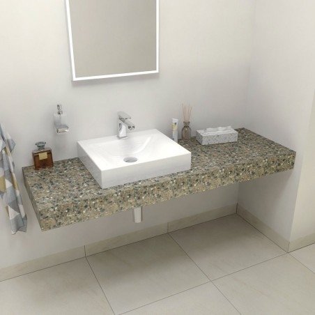 TAILOR Rockstone Countertop 150x50 cm, version L