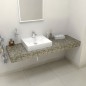 TAILOR Rockstone Countertop 150x50 cm, version L TAILOR Rockstone Countertop 150x50 cm, version L
