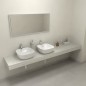 TAILOR Rockstone Countertop 240x50 cm, version L TAILOR Rockstone Countertop 240x50 cm, version L