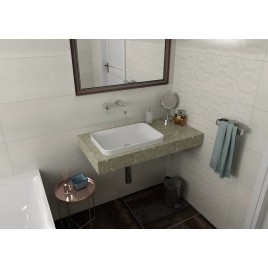 TAILOR Rockstone Countertop 240x50 cm, version L