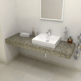 TAILOR Rockstone Countertop 150x50 cm, version R