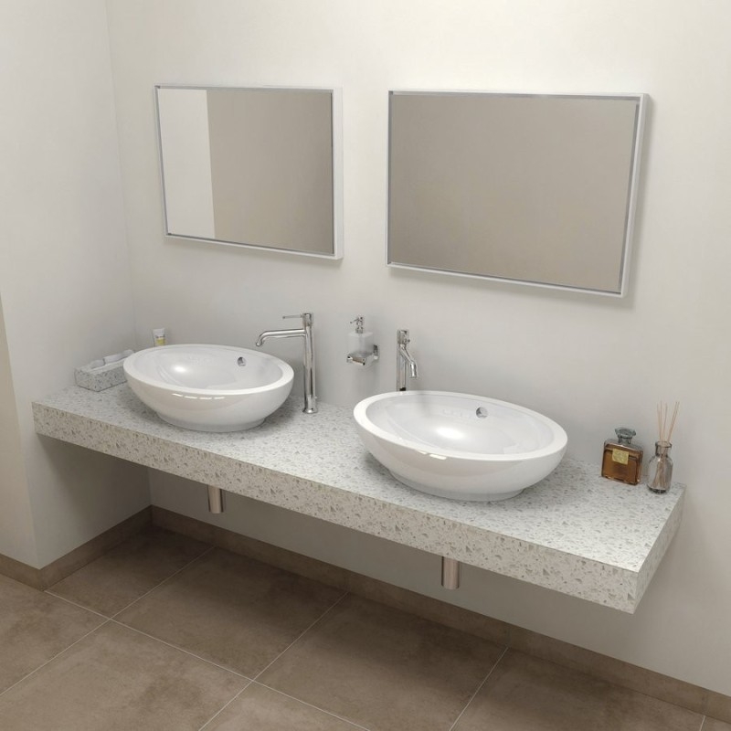 TAILOR Rockstone Countertop 200x50 cm, version R TAILOR Rockstone Countertop 200x50 cm, version R