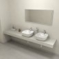 TAILOR Rockstone Countertop 240x50 cm, version R TAILOR Rockstone Countertop 240x50 cm, version R