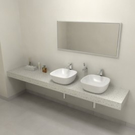 TAILOR Rockstone Countertop 250x50 cm, version R