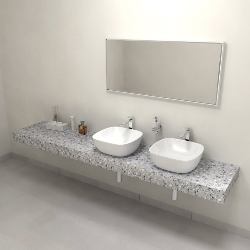 TAILOR Rockstone Countertop 220x50 cm, version C TAILOR Rockstone Countertop 220x50 cm, version C