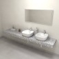 TAILOR Rockstone Countertop 220x50 cm, version C TAILOR Rockstone Countertop 220x50 cm, version C
