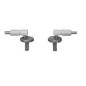 NORM Charnières pour siège toilette MS86CSN11, chrome