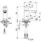 Ideal Standard Connect Air - Mitigeur de lavabo Grande Slim, chrome A7018AA