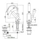 Paffoni Effe - Mitigeur de lavabo avec vidage, chrome EF837CR