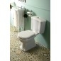 RETRO Classic Close Coupled Toilet, blanc-chrome