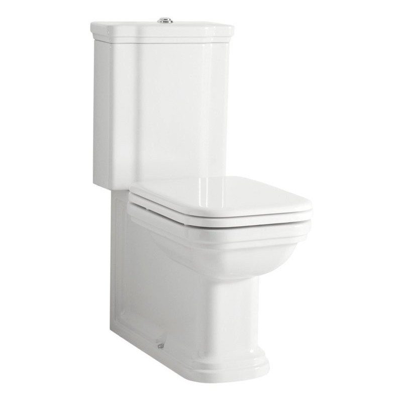 WALDORF Fermer Toilettes, blanc-chrome