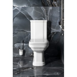WALDORF Fermer Toilettes, blanc-chrome