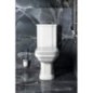 WALDORF Fermer Toilettes, blanc-chrome