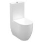 FLO Fermer Toilettes couple, blanc