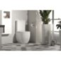 FLO Fermer Toilettes couple, blanc