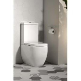 FLO Fermer Toilettes couple, blanc