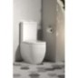 FLO Fermer Toilettes couple, blanc
