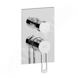Paffoni Ringo - Mitigeur de douche avec interrupteur, 2 sorties, chromé RIN018CR