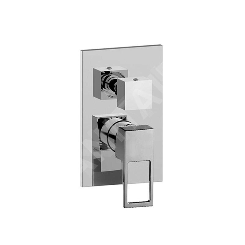 Paffoni Effe - Mitigeur de douche encastré avec inverseur, 3 sorties, chrome EF019CR Paffoni Effe - Mitigeur de douche encastré avec inverseur, 3 sorties, chrome EF019CR