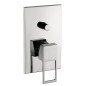 Paffoni Effe - Mitigeur de douche encastré avec inverseur et corps d’encastrement, chrome EF015CR