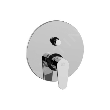 Paffoni Green - Mitigeur de douche encastré avec inverseur et corps d’encastrement, chrome GR015CR