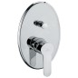 Paffoni Blu - Mitigeur de douche encastré avec inverseur et corps d’encastrement, chrome BLU015CR